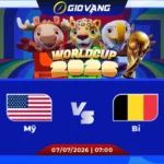 Soi kèo Mỹ vs Bỉ 07h00 ngày 07/7/2026 – World Cup 2026